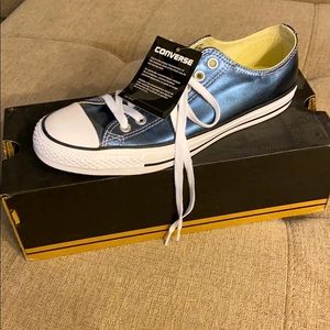 Converse metallic blue